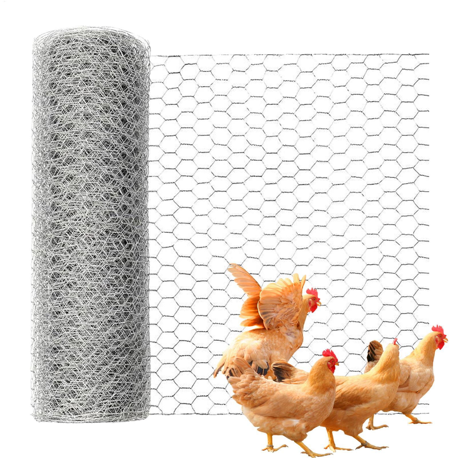 Rabbit Cage Wire - Filet de clôture agricole 5m/10m/15m, grillage