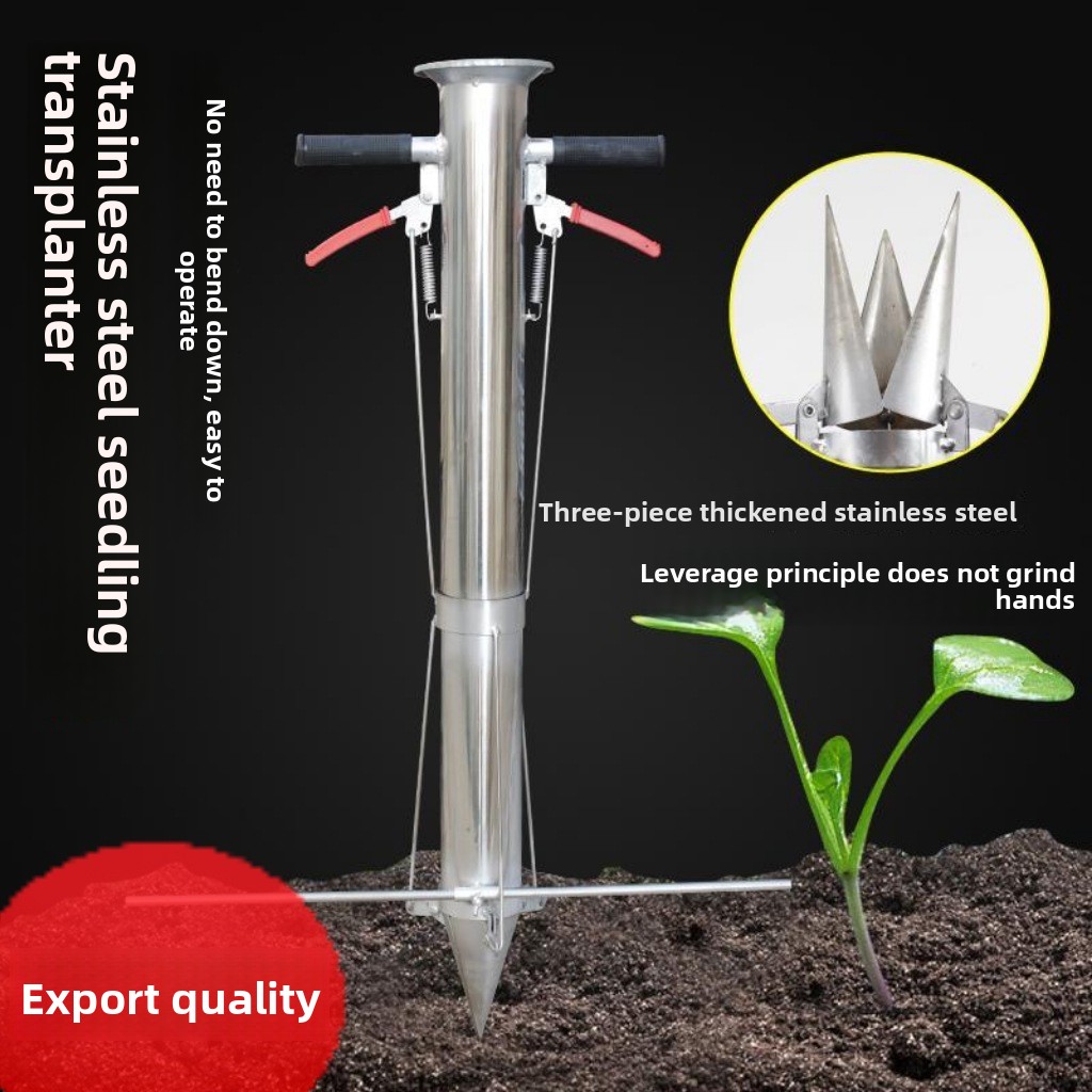 Manual Seeder Hand - Semoir manuel en acier inoxydable pour
