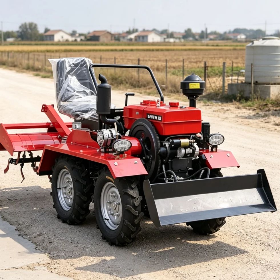 Farming Equipment For Agriculture - Machine agricole rotative 4 roues motrices