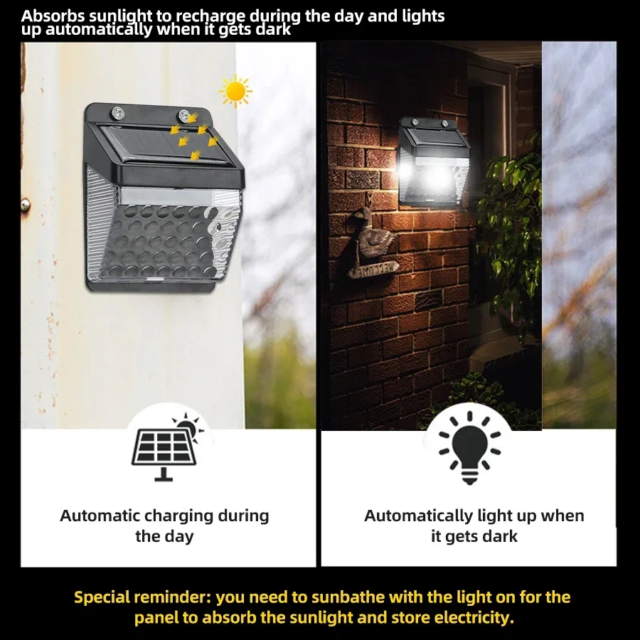 Lampe solaire LED avec capteur - Farming And Agriculture avis et prix