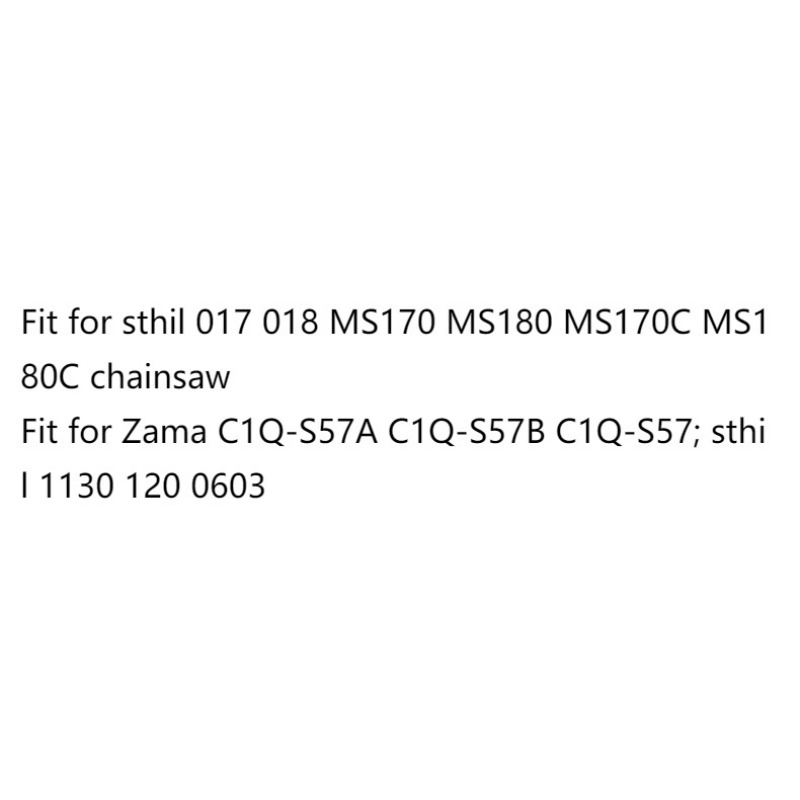 Carburateur de tronçonneuse ad - Stihl Chainsaw Ms170 avis et prix