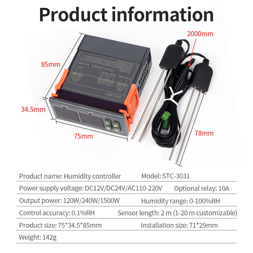 Contrôleur d'humidité du sol S - Soil Moisture Sensor avis et prix