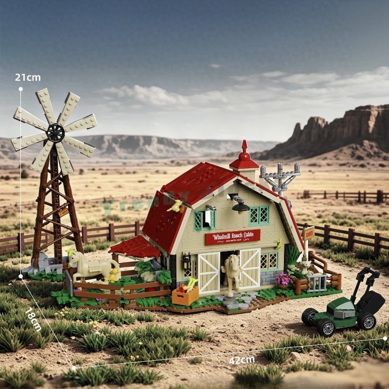 1359 pièces Blocs de construct - Agriculture Farm House avis et prix